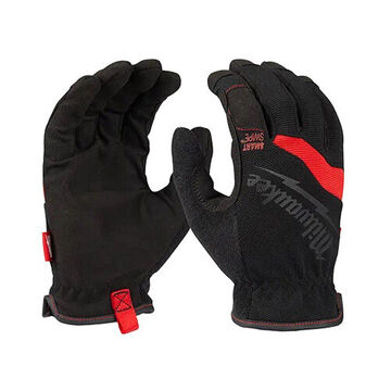 Work Gloves, Large, Slip-On, 10.1 in lg