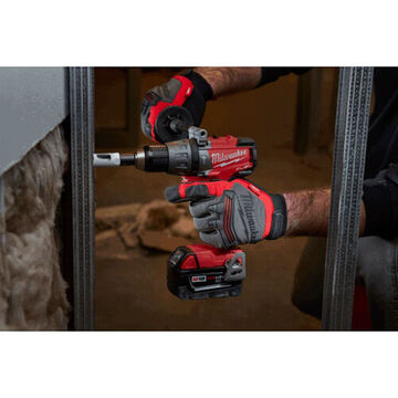Work Gloves Demolition, Fingerless, X-large, Hook And Loop, 10.3 In Lg, Tricot Polyester
