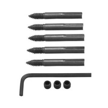 Feed and Set Screw Accessory Set, High Speed Steel, 2-9/16 in