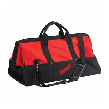 Contractor Tool Bag, 13 in wd x 24.5 in lg x 14 in ht, 600 Denier