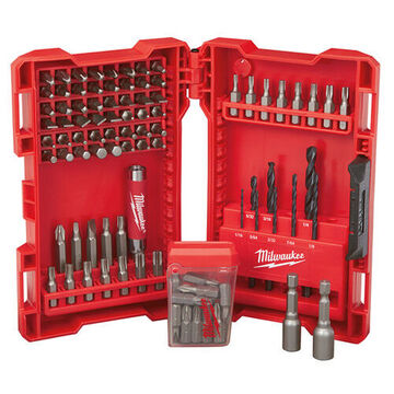 Drill and Drive Set, Black Oxide S2 Steel, 95 Pieces