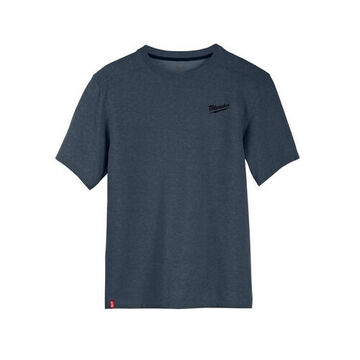 T-shirt de travail hybride, homme, 2X-Large, 13 pouce lg, coton/polyester