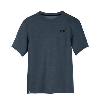 T-shirt de travail hybride, homme, moyen, 13 pouce lg, coton/polyester