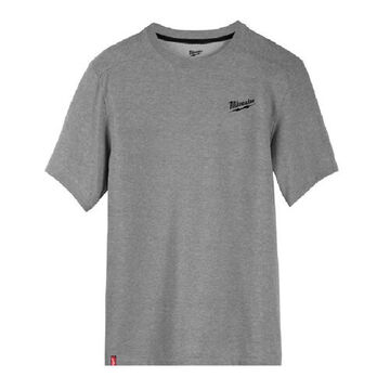 T-shirt de travail hybride, homme, moyen, 13 pouce lg, coton/polyester