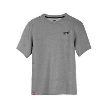 T-shirt de travail hybride, homme, très grand, 13 pouce lg, coton/polyester