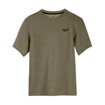 Hybrid Work T-Shirt, Men, Large, 13 in lg, Cotton/Polyester