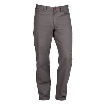 Pantalon de travail flexible ultra-résistant, homme, taille 36 pouce, gris