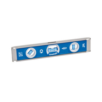 Level Magnetic Torpedo, Aluminum, 10 In Lg, 3 Vials