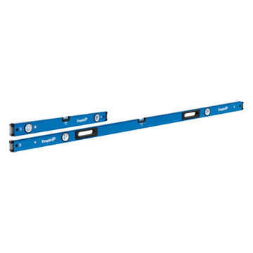 Level Set Magnetic Box, 0.0005 In/in Accuracy, Blue, Aluminum, 2.5 In Wd X 78/32 In Lg