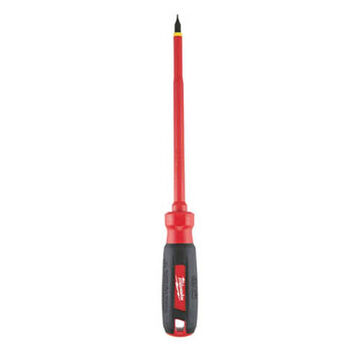Insulated Electric Screwdriver, 3/16 in Point, Cabinet, Black, Red Steel, 1000 V