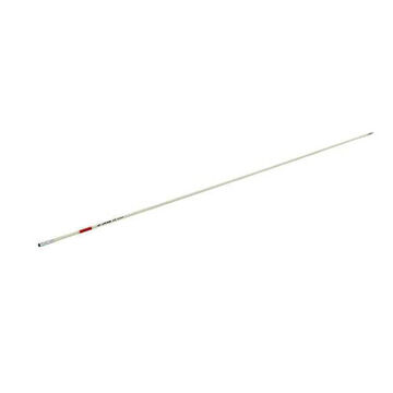 Bâtont de poisson Low Flex, 5 ft, fibre de verre blanche