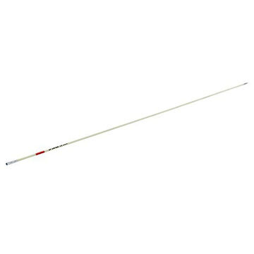 Bâton de poisson Mid Flex, 5 ft, fibre de verre blanche