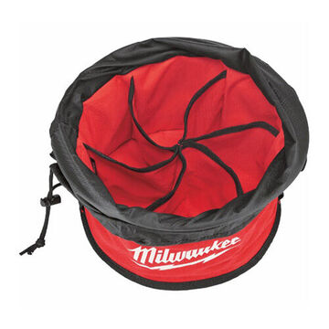 Organizer Parachute Bag, Canvas, 6 Pockets, 11-7/8 In X 11-7/8 In X 11 In, Red