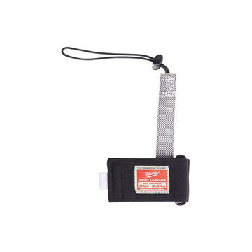 Lanyard Wrist, Nylon/rubber, White, 0.5 In, 5 Lb