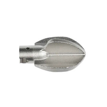 Tête de bêche, petit outil d'ouverture, 5/8 pouce, connexion 3/4 pouce, acier plaqué antirouille, 1.61 pouce wd x 2-9/16 pouce lg x 1.6 pouce ht