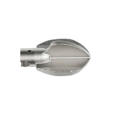 Tête de bêche, petit outil d'ouverture, connexion 7/8 pouce, acier plaqué antirouille, 1.61 pouce wd x 3 pouce lg x 1.59 pouce ht