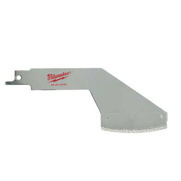 Grout Removal Tool, Carbide/Steel, 1/2 in Shank, 2-1/2 in x 5-1/2 in x 2-1/2 in