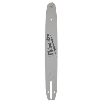 Guide Bar Chainsaw, Steel, 14 In Lg, 0.043 In Gauge, 3/8 In Pitch, 52 Link, Gray