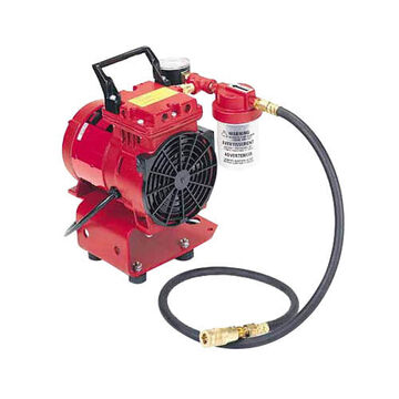 Vacuum Pump Assembly, Red, 120 V, 0.33 HP, 3 ft