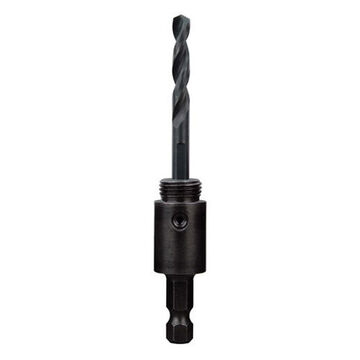 Arbor Large Thread Hole Saw, Hardened Steel, 1-1/4 In Dia, 4 In Lg, Hex