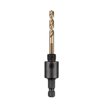 Arbor Quick-change Hole Saw, Cobalt/metal, 1-3/16 In Dia, 1.125 In Lg, Hex
