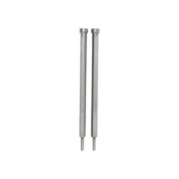 Pilot Pin Retractable, Steel, 2-1/4 In Dia, 2 In Lg, Flat