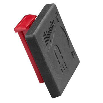 Magnetic Meter Holder, Black/Red, 1.75 in