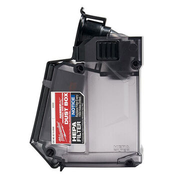 Dust Box Universal, 1-1/4 In Hose Dia