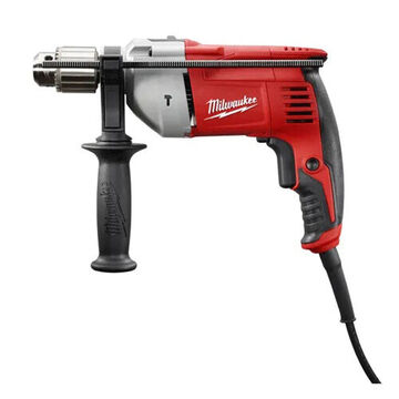 Single Speed Hammer Drill, Metal, 11.5 in lg, 120 V, 0 to 2800 rpm