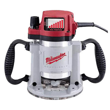Router Fixed Production, Aluminum, 120 Vac, 15 A, 10000 To 22000 Rpm, 3-1/2 In Chuck
