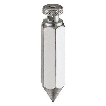 Plumb Bob, Steel, Plated, 5.94 in lg