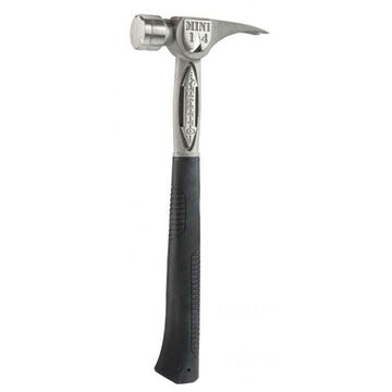 Smooth Face Hammer, Steel, Titanium Head, 15-1/4 in lg