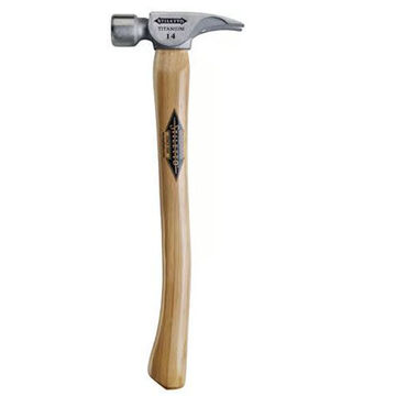 Milled Face Hammer, Tan Titanium Head, 1.5 in Dia x 18 in lg