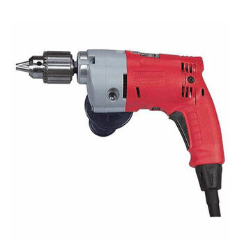 Grounded Heavy-Duty Drill, Metal/Plastic, 950 rpm, 1/2 in Chuck, 120 VAC, 5.5 A