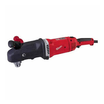 Corded Right Angle Drill, 450/1750 rpm, 120 V