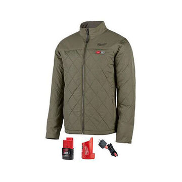 Heated, Lightweight Insulation Jacket Kit, Men, X-Large, 100% Polyester
