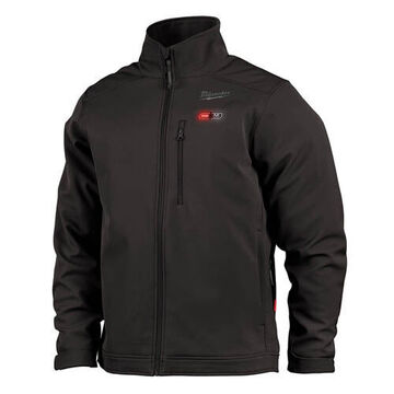 Heated Lightweight Insulation Jacket, Men, Medium, Polyester/Spandex, Black