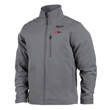 Heated Lightweight Insulation Jacket, Men, Large, Polyester/Spandex