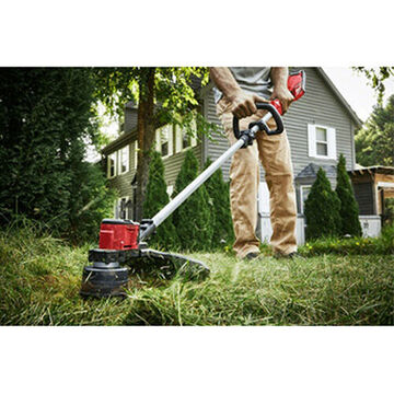 Brushless String Trimmer, 18 V Lithium-Ion, Straight, 16 in Cutting width