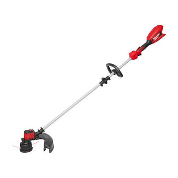 Brushless String Trimmer, 18 V Lithium-Ion, Straight, 16 in Cutting width