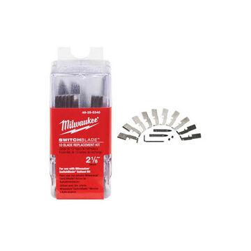 Replacement Blade Kit, Hardened Steel, 10 Pieces