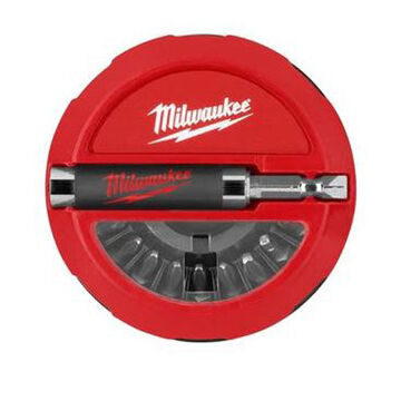 Bit Set Standard Screwdriver, Steel, 1/4 In Shank, 20 Pieces