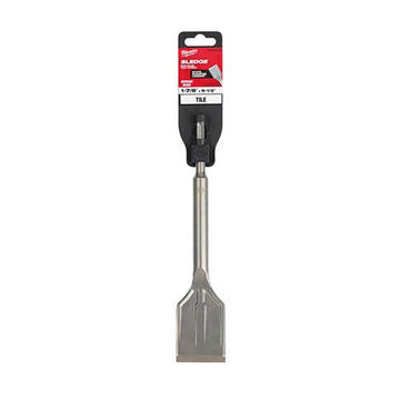 Tile Chisel, High Grade Forged Steel, Flat Tip, 1-7/8 in x 9-1/2 in