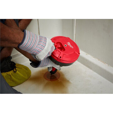 Auger Toilet Urinal, Rubber, 2 In Pipe, 1/4 In Dia Cable, 25 M Lg Cable