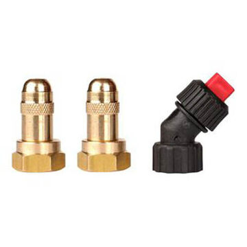 Replacement Sprayer Nozzle, Brass/Polypropylene, 120 psi, 1.35 mm, 2.8 mm