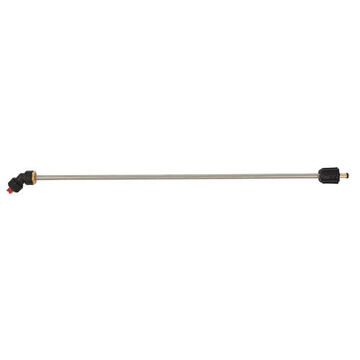 Short Sprayer Wand, Stainless Steel, 120 psi, 1-1/2 in x 18 in x 3/4 in