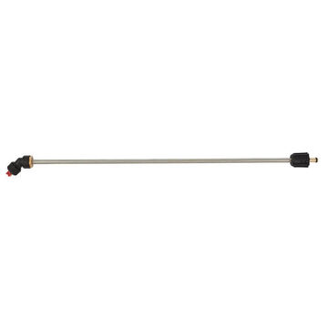 Sprayer Wand Short, Stainless Steel, 120 Psi, 1-1/2 In X 18 In X 3/4 In