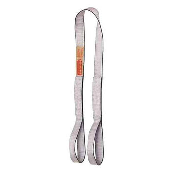 élingue Œil plat, Web de type 3. nylon, 10 ft lg, 2 pouce wd, 1 pli, 3200 lb
