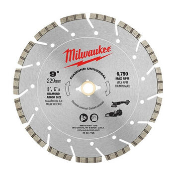 Blade Universal Segmented-turbo, 9 In Dia, 3/32 In Thk, 5/8 In Arbor