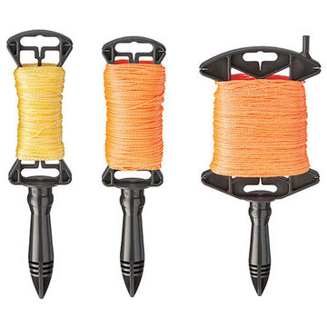 Reel Twisted Line, Nylon, Rewind, Gold, 100 Ft